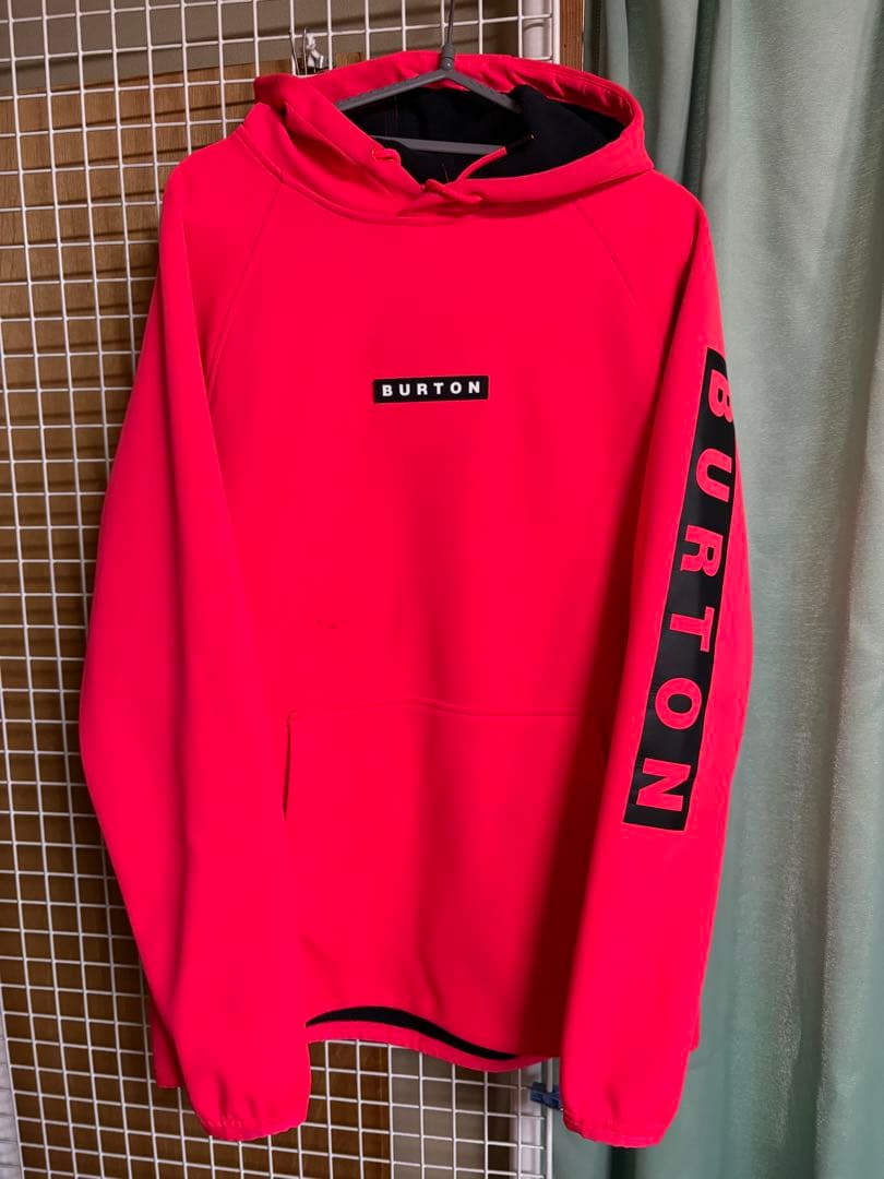 burton撥水パーカー・ピンク・M