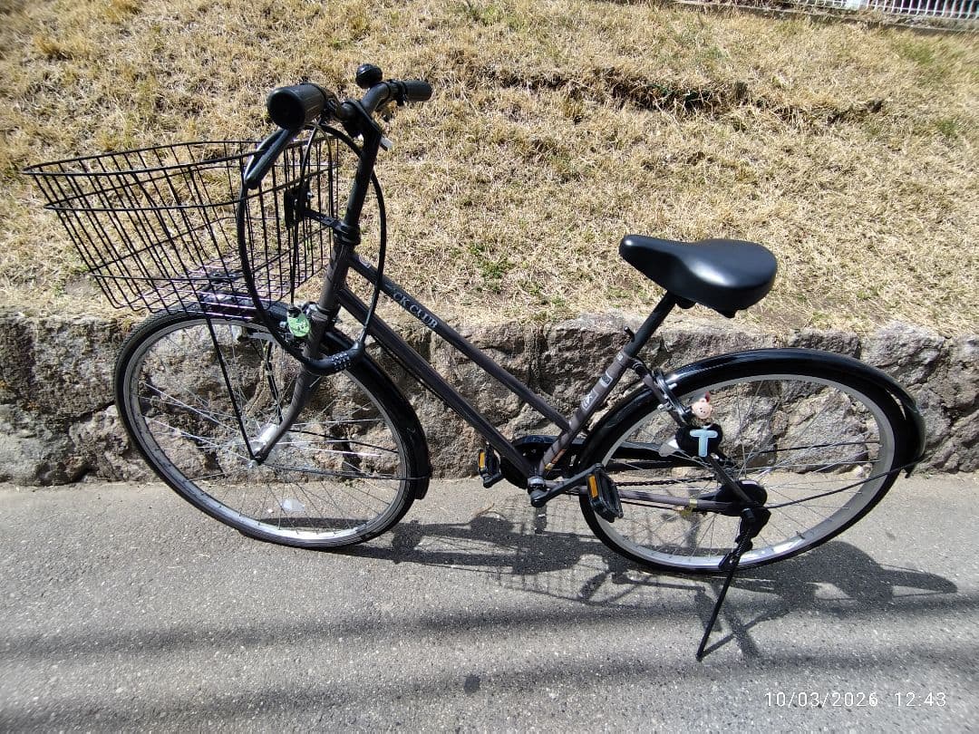 ​【美品】半年使用 自転車 カワムラ 27インチ (引き取り限定: 大阪)