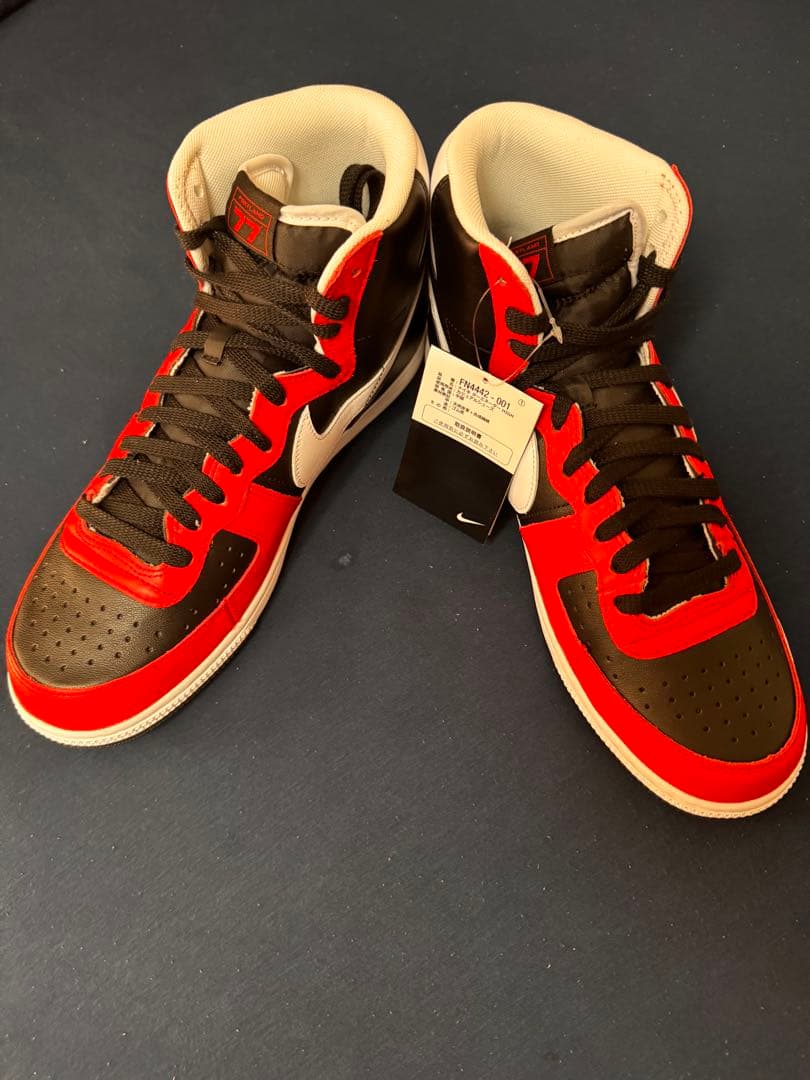 Nike 77 赤/黒 ハイカットシューズ　箱無し