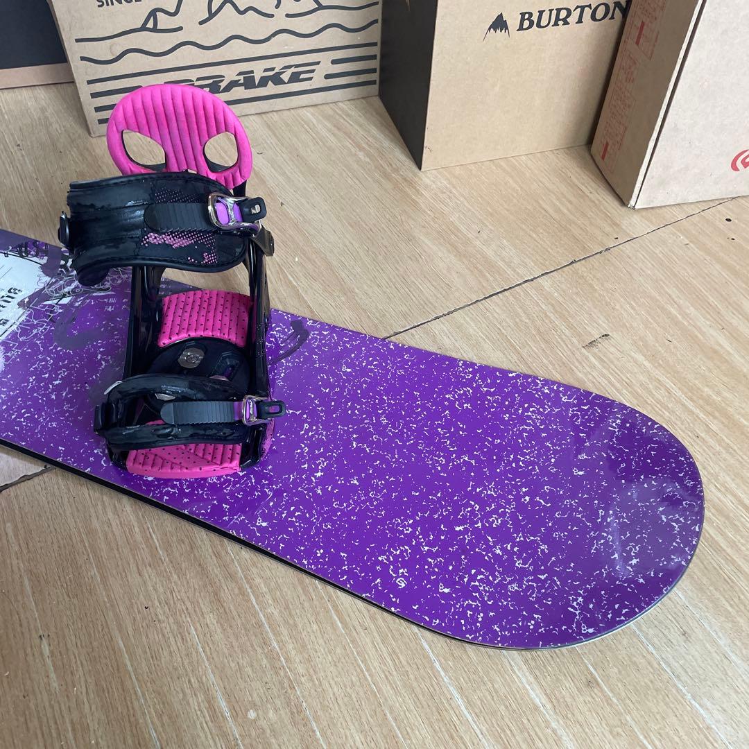 BURTON×K2　バートン　ワイドモデル　バインディング付スノーボードセット