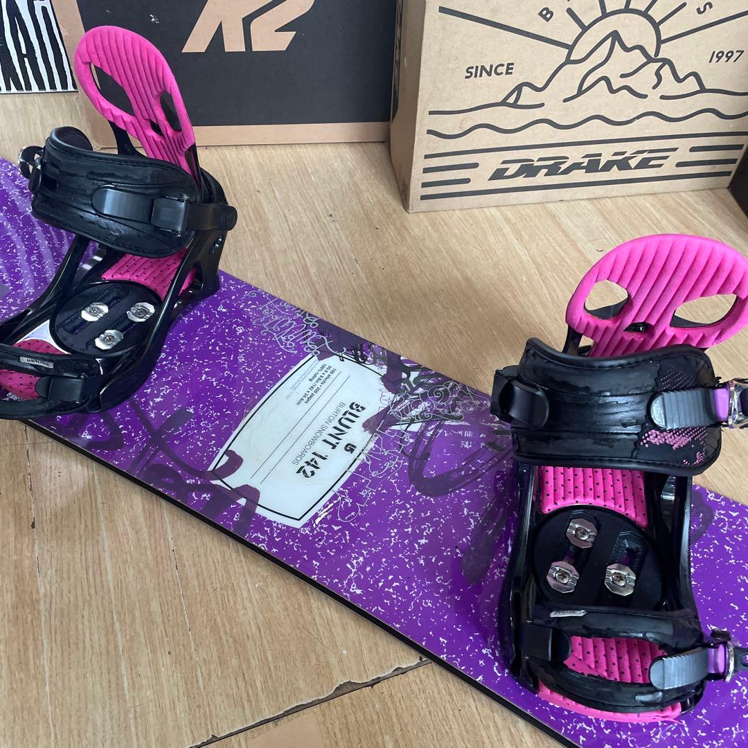 BURTON×K2　バートン　ワイドモデル　バインディング付スノーボードセット