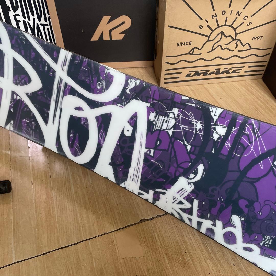 BURTON×K2　バートン　ワイドモデル　バインディング付スノーボードセット