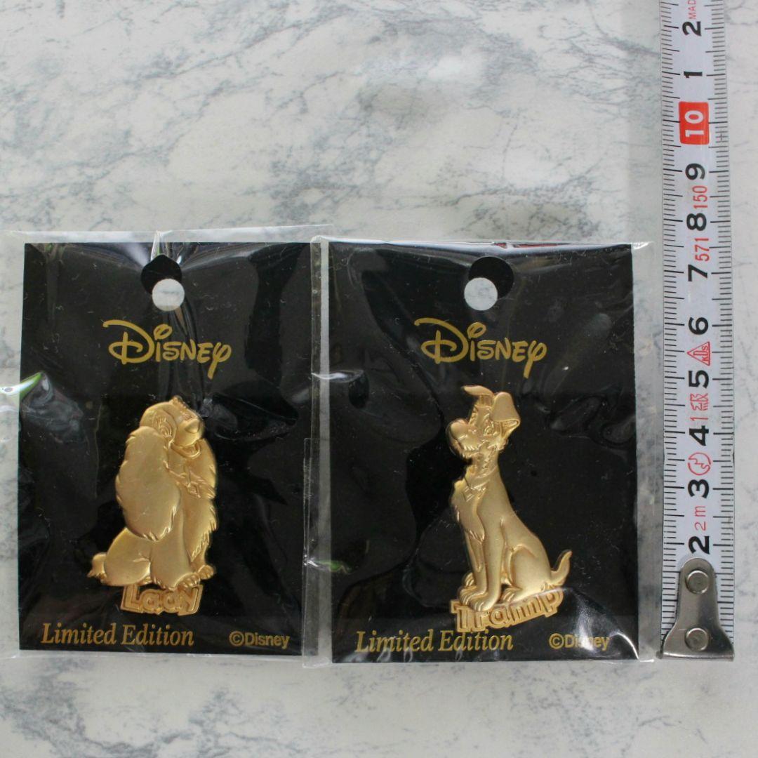 【希少・ヴィンテージ】Lady and the TRAMP　ピンバッチ　２つ
