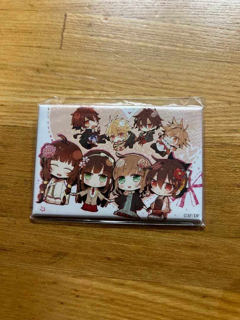 オトメイト　夏目ウタ　スクエア缶バッジ