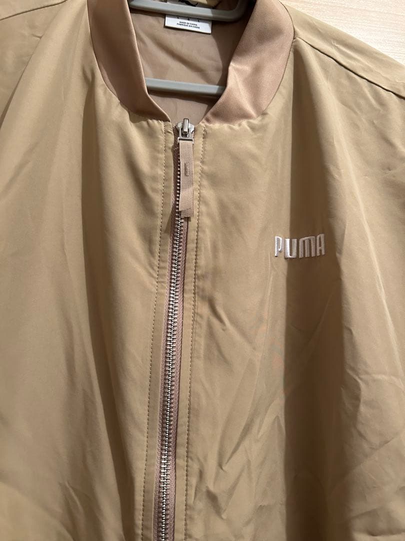 PUMA ブルゾン×PCPCウーブンテーパードクロップドパンツ