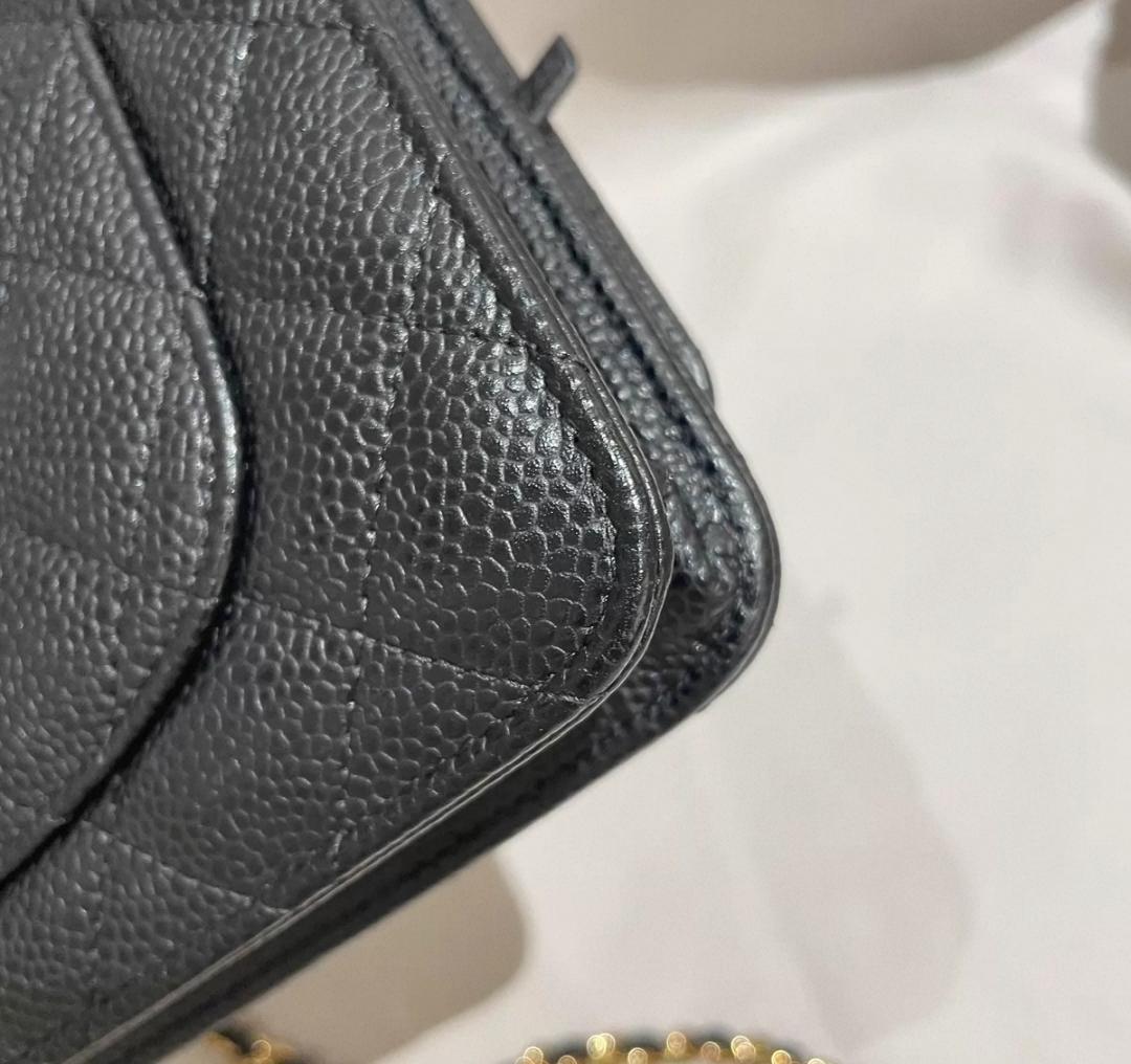 CHANEL デニム スパンコール チェーンショルダーバッグ ブルー