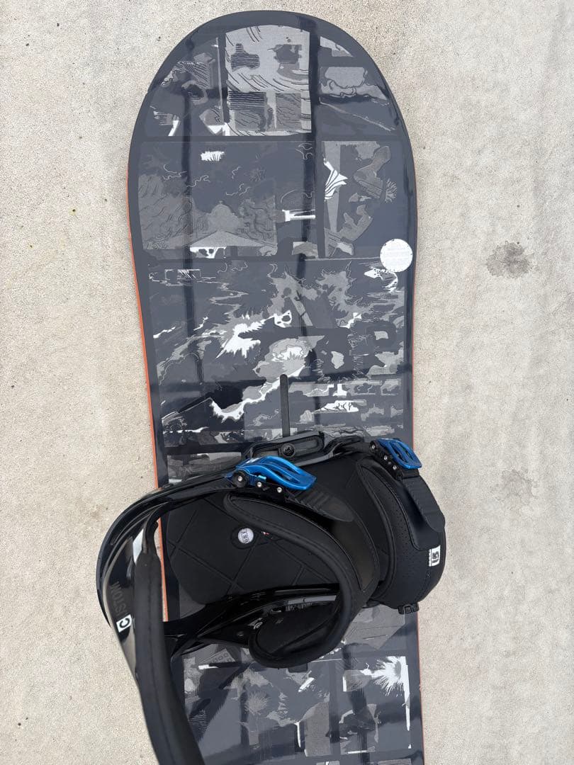 BURTON DESCENDANT 148 スノーボード セットcustom M