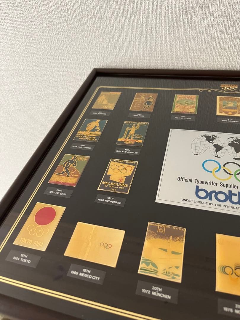 【値下げ】1988年　オリンピックポスターピンバッチ　brother