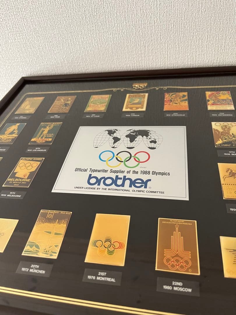 【値下げ】1988年　オリンピックポスターピンバッチ　brother