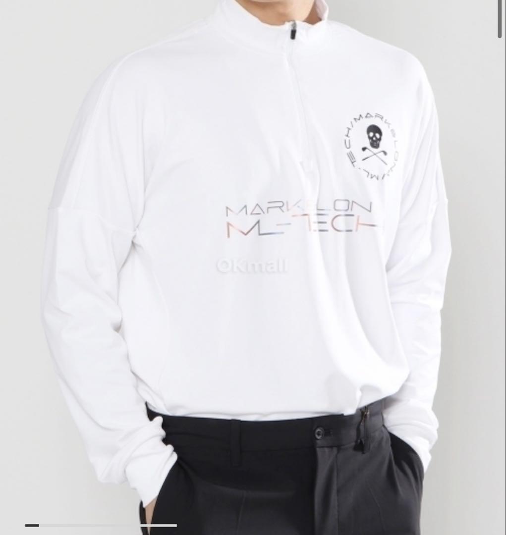 【美品】MARK & LONA マーク＆ロナ ゴルフウェア メンズシャツ 長袖