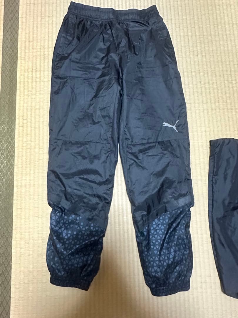飯塚高校冬用ジャージPUMA 上下ウィンドブレーカー 黒