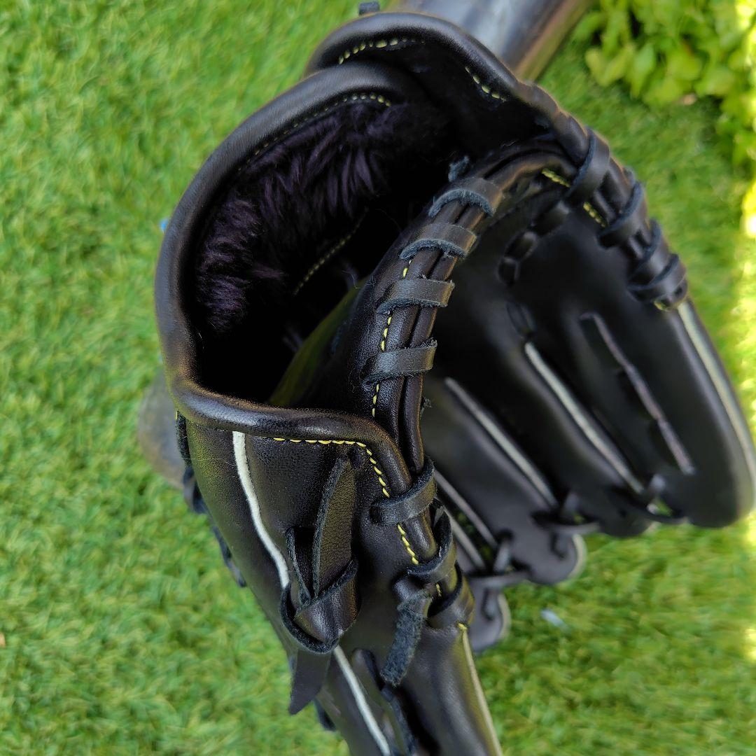 Mizuno 軟式グローブ 黒　美品です