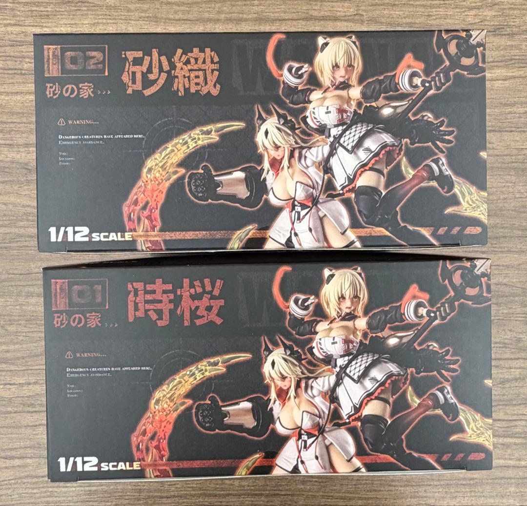 新品 あみあみ特典付き 蝸之殻スタジオ 砂の家 時桜・砂織 1/12 フィギュア