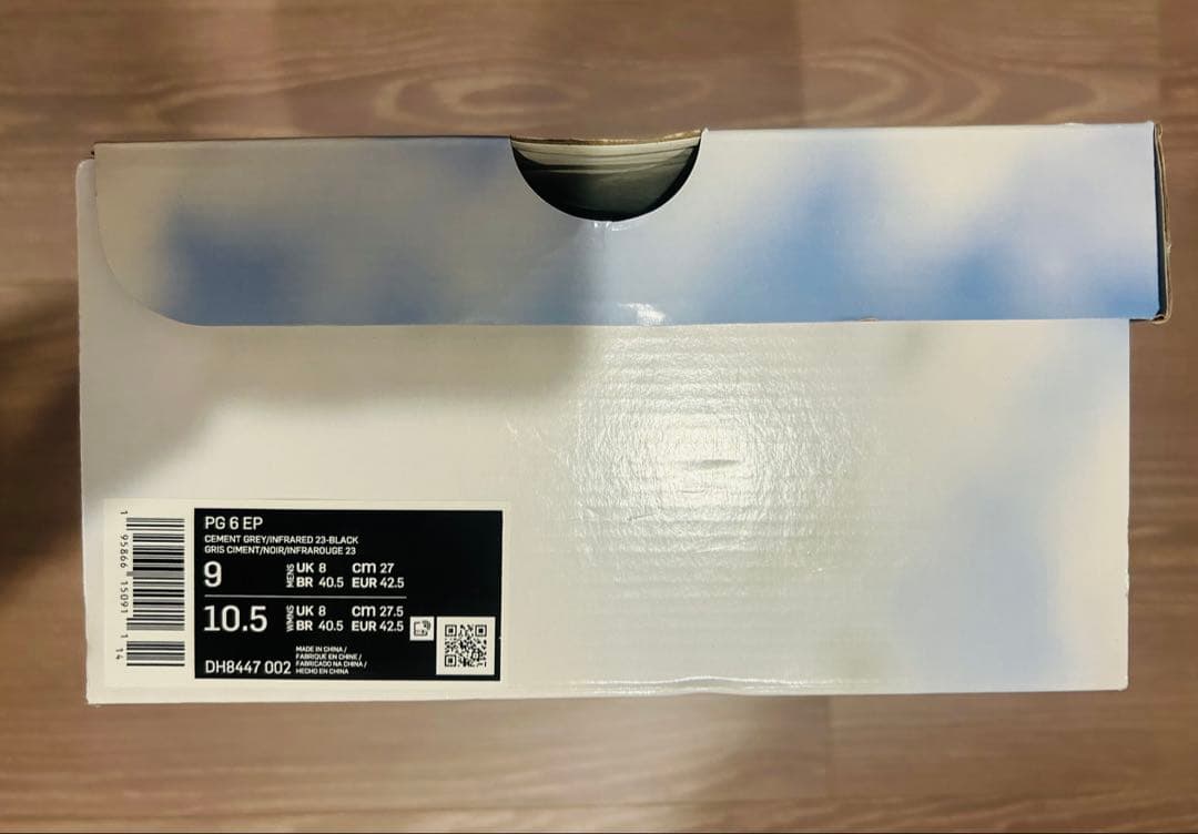 【クリーニング済み】Nike PG6 EPバスケットボールシューズ 27cm