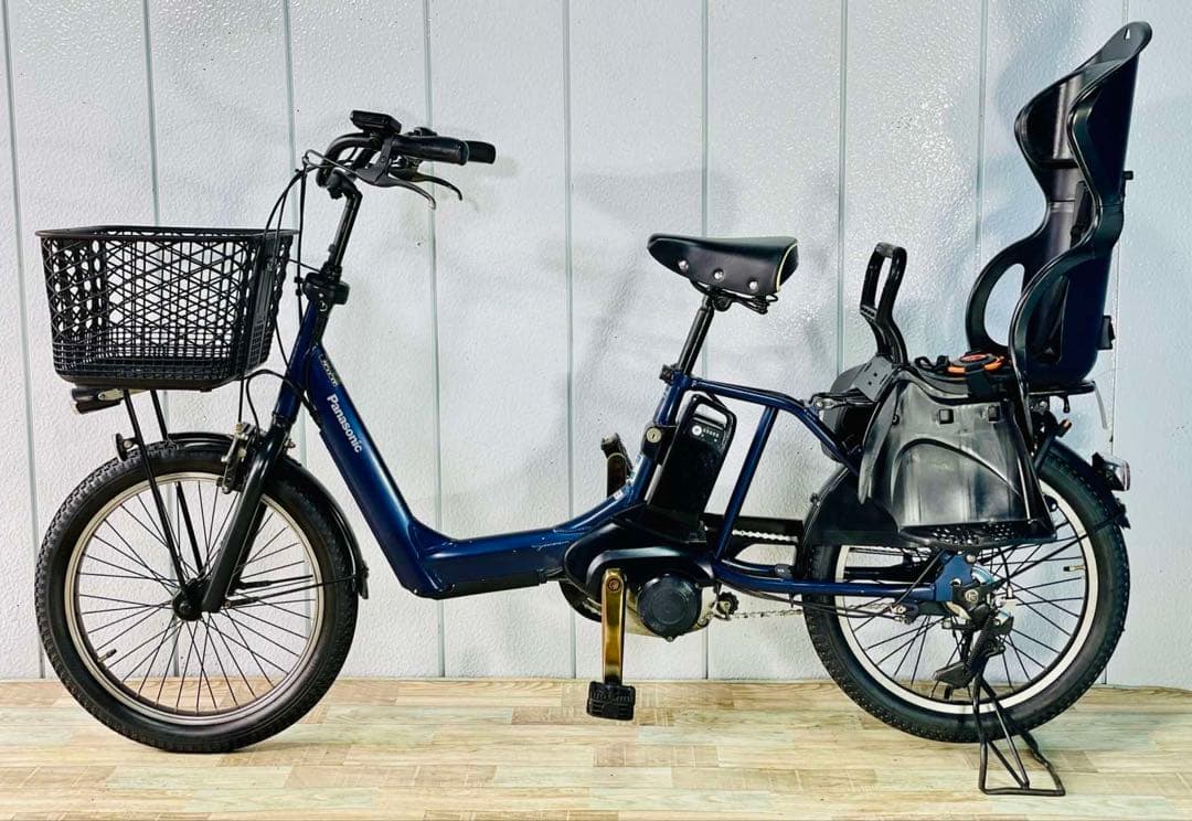 2475パナソニック12アンペア　3人乗り対応子供乗せ　電動アシスト自転車