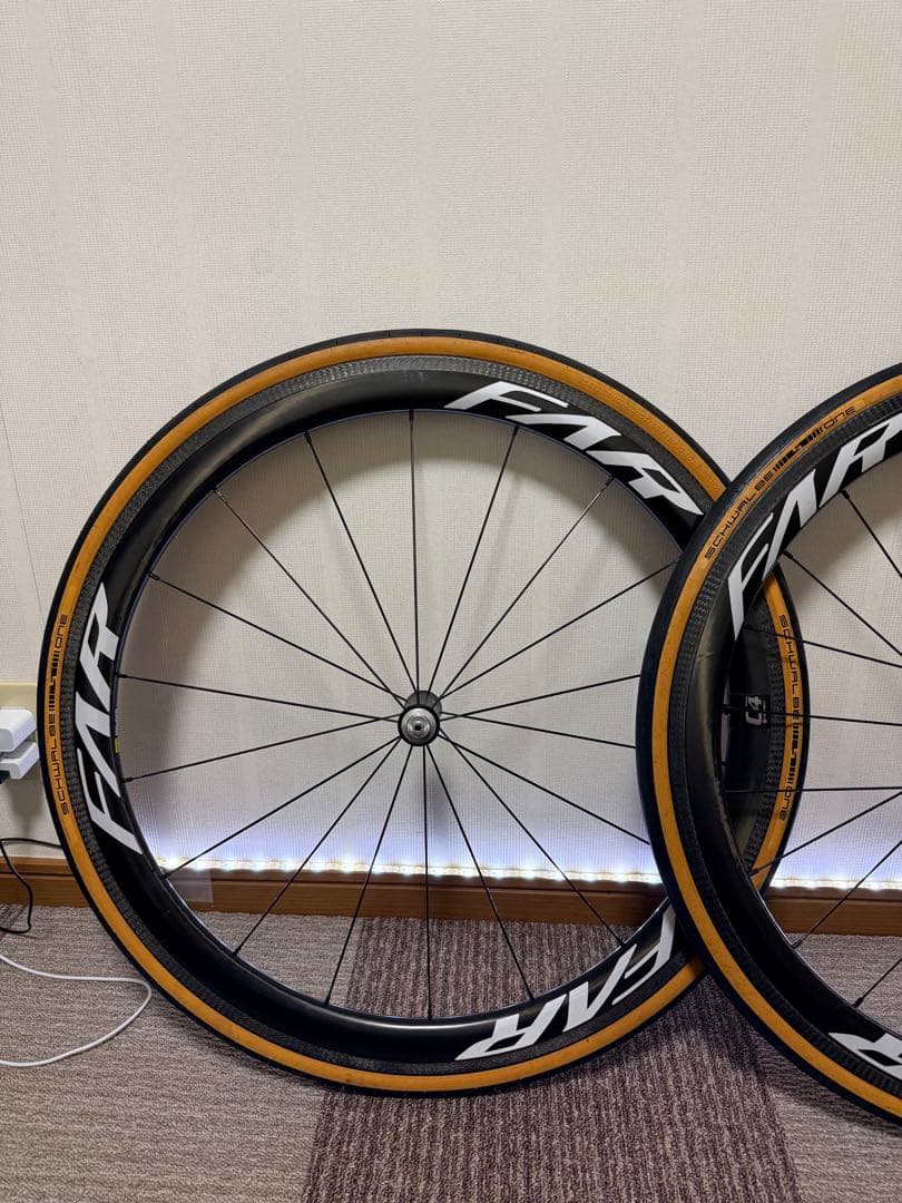 【最終出品】FAR カーボンホイール 700C ブラック