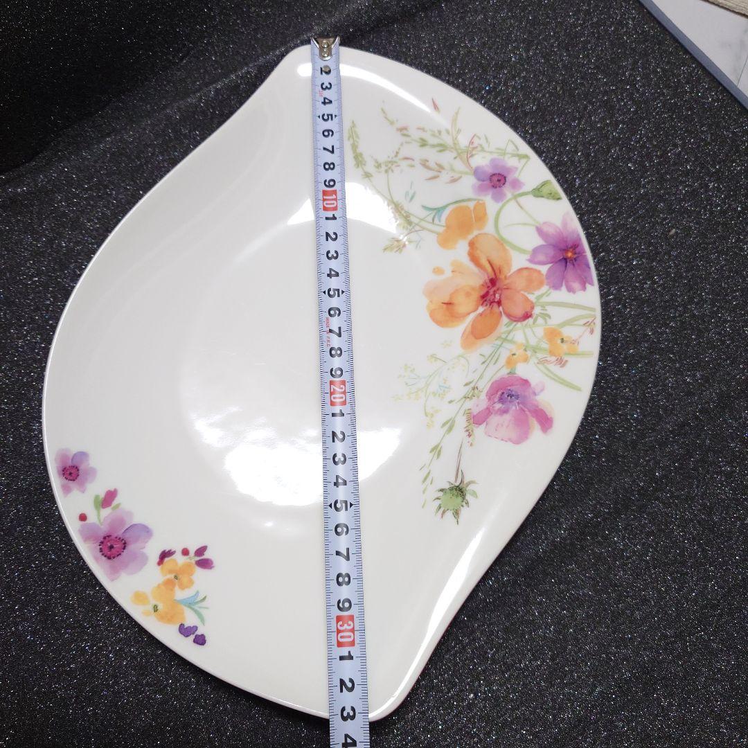 Villeroy & Boch 花柄楕円大皿ボウル