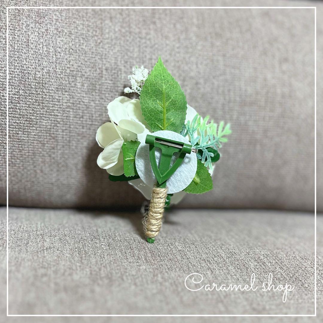 ブーケ 造花 結婚式 FTW ブートニア ピンク ウエディング