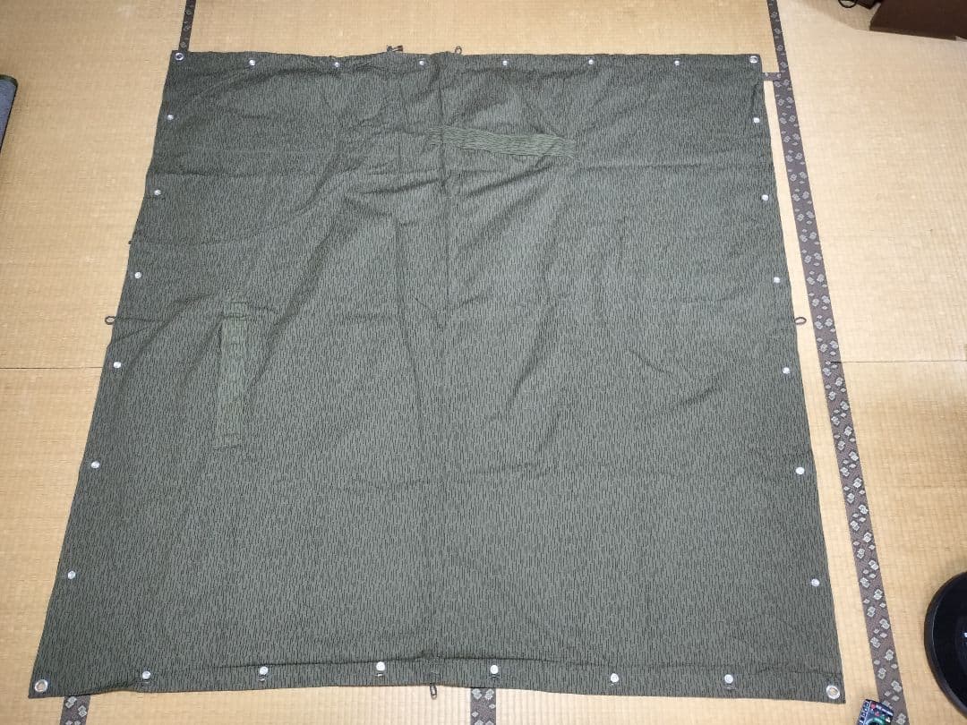 東ドイツ軍　ポンチョ2枚　軍幕
