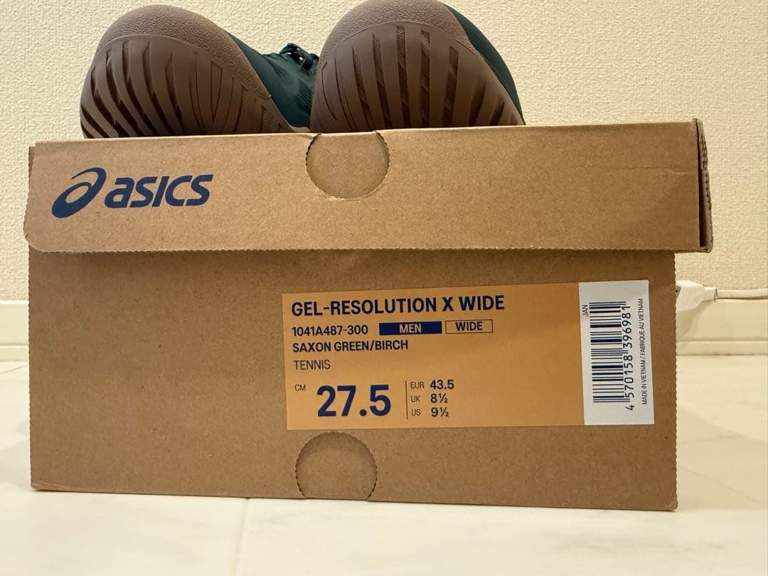 シューズ(男性用) GEL-RESOLUTION X WIDE 27.5cm