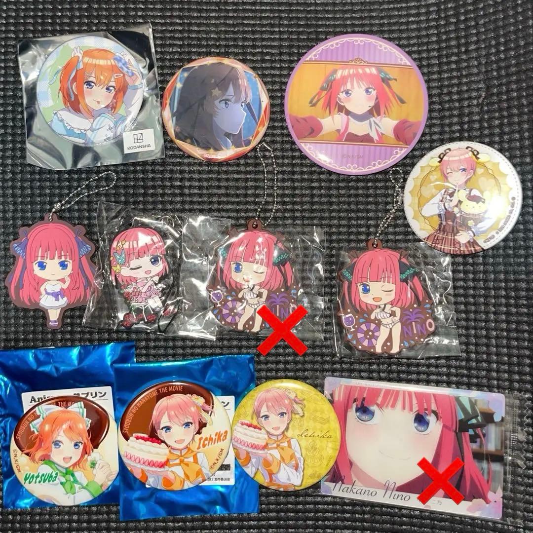 五等分の花嫁 中野二乃 ネグリジェ 缶バッジ