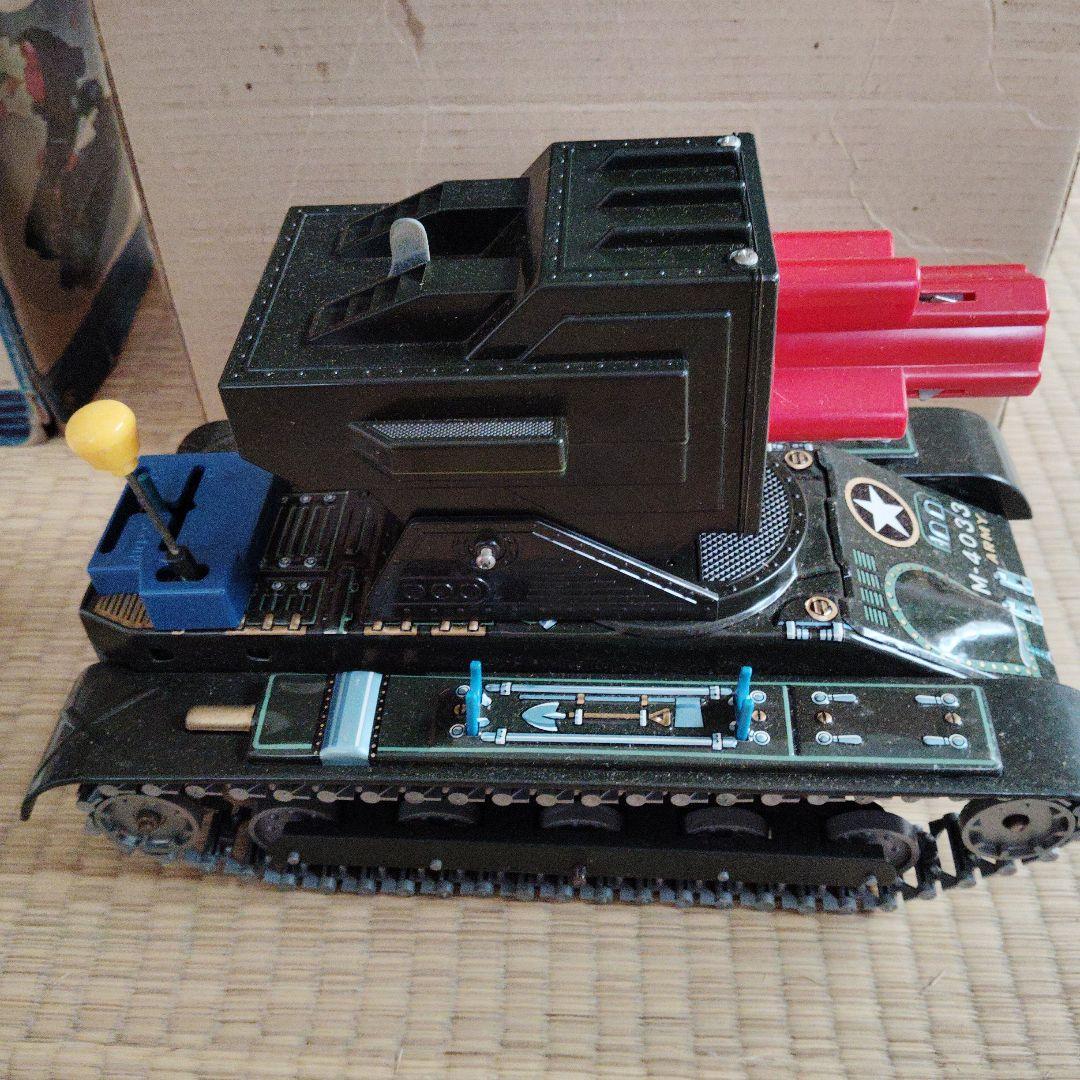 絶版　希少　ブリキ　増田屋　ミサイルタンク　MS-33 MS33 現状品一部欠け