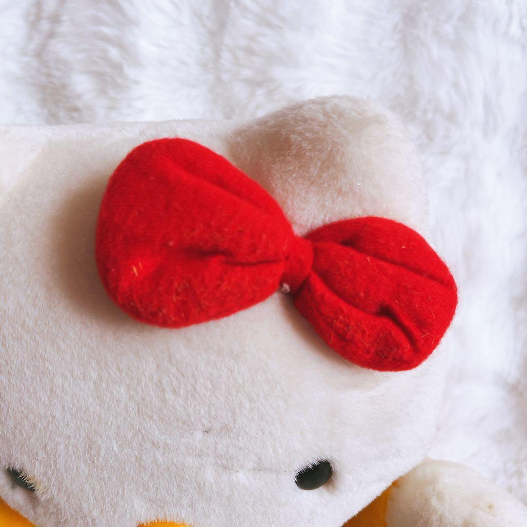 希少レア　ハローキティ　ぬいぐるみ　レトロ　当時品　サンリオ