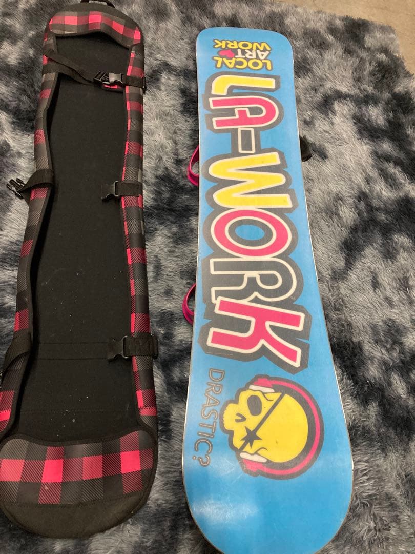 スノーボード ローカルアートワーク 板144cm ビンディング LOCA