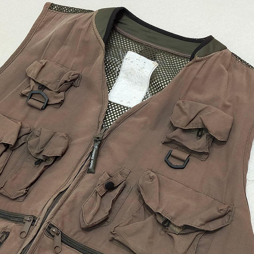 USED 古着 メンズベスト フィッシングベスト トレッキングベスト