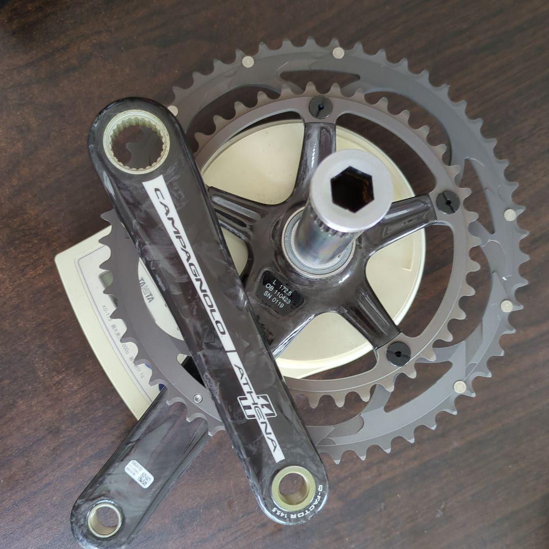 新品Campagnolo Athena 11速 クランク 53/39 172.5