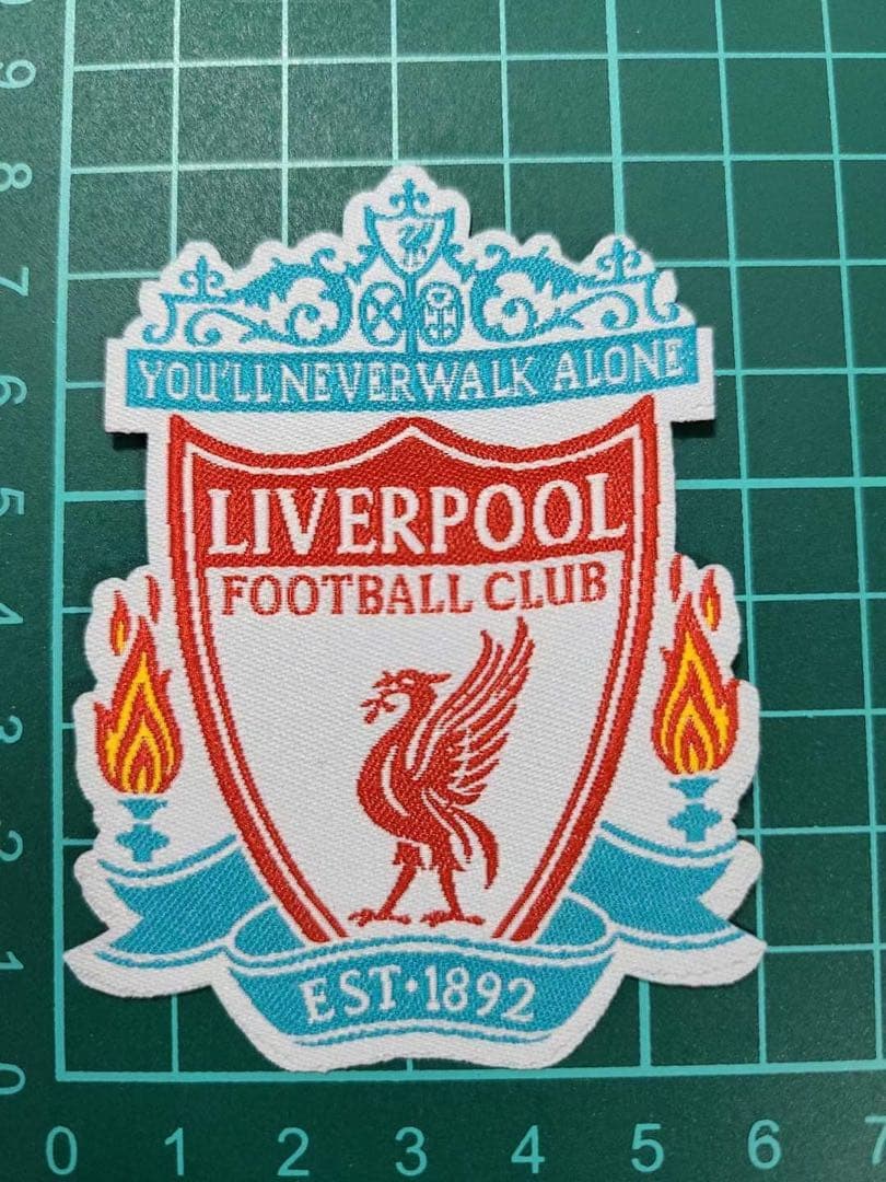 9種類各2点！サッカー　刺繍ワッペン　アイロン熱圧着タイプ