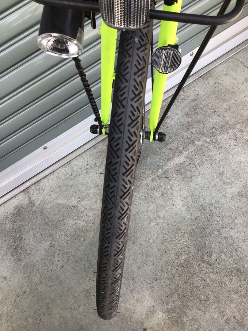 【じゅんぽ】ブリヂストン TB1 クロスバイク 420mm　ネオンライム