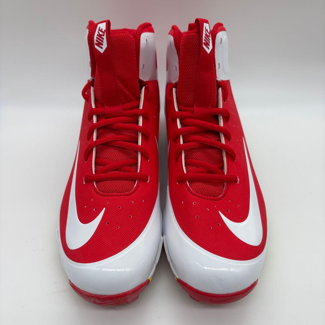 NIKE 野球 スパイク レッド 赤 26.5㎝ ミドルカット 軽量 ポイント