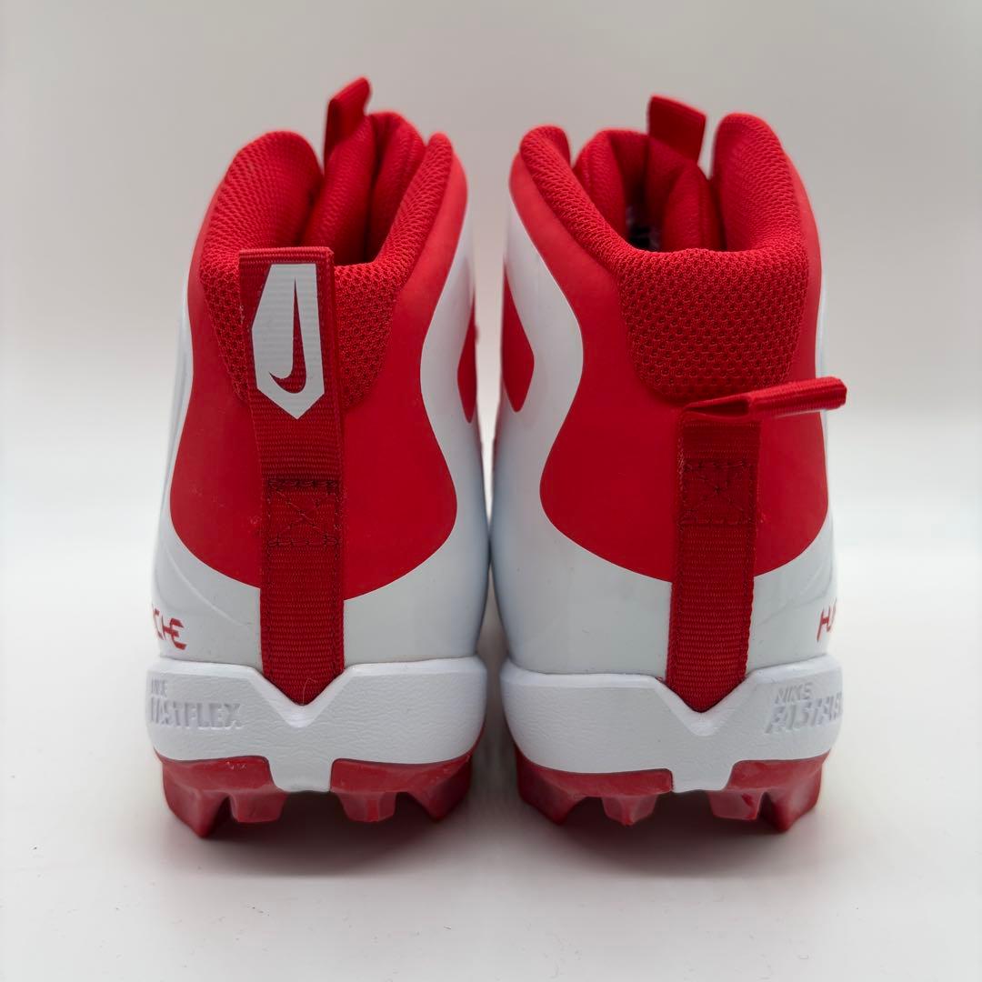 NIKE 野球 スパイク レッド 赤 26.5㎝ ミドルカット 軽量 ポイント