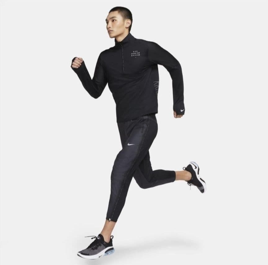 XL ナイキ ディビジョン 撥水 ランニング ジョガーパンツ 定価1.3万 黒
