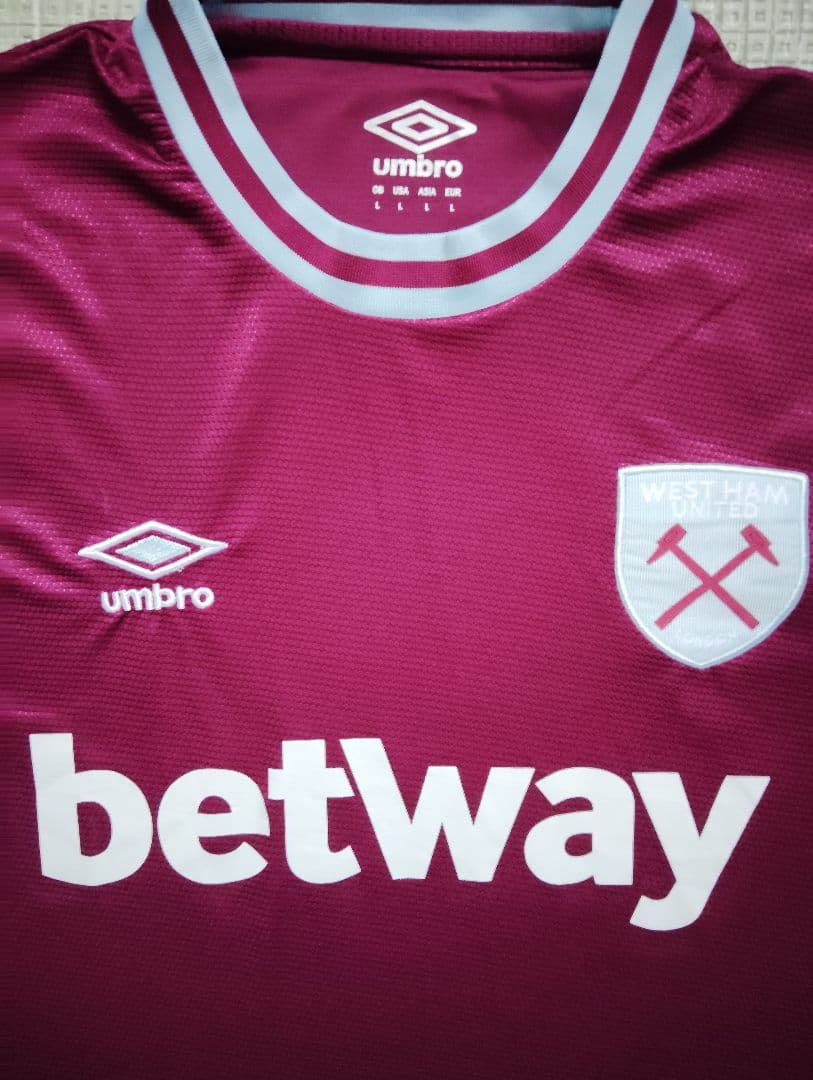 ウエストハム　ユニフォーム　UMBRO