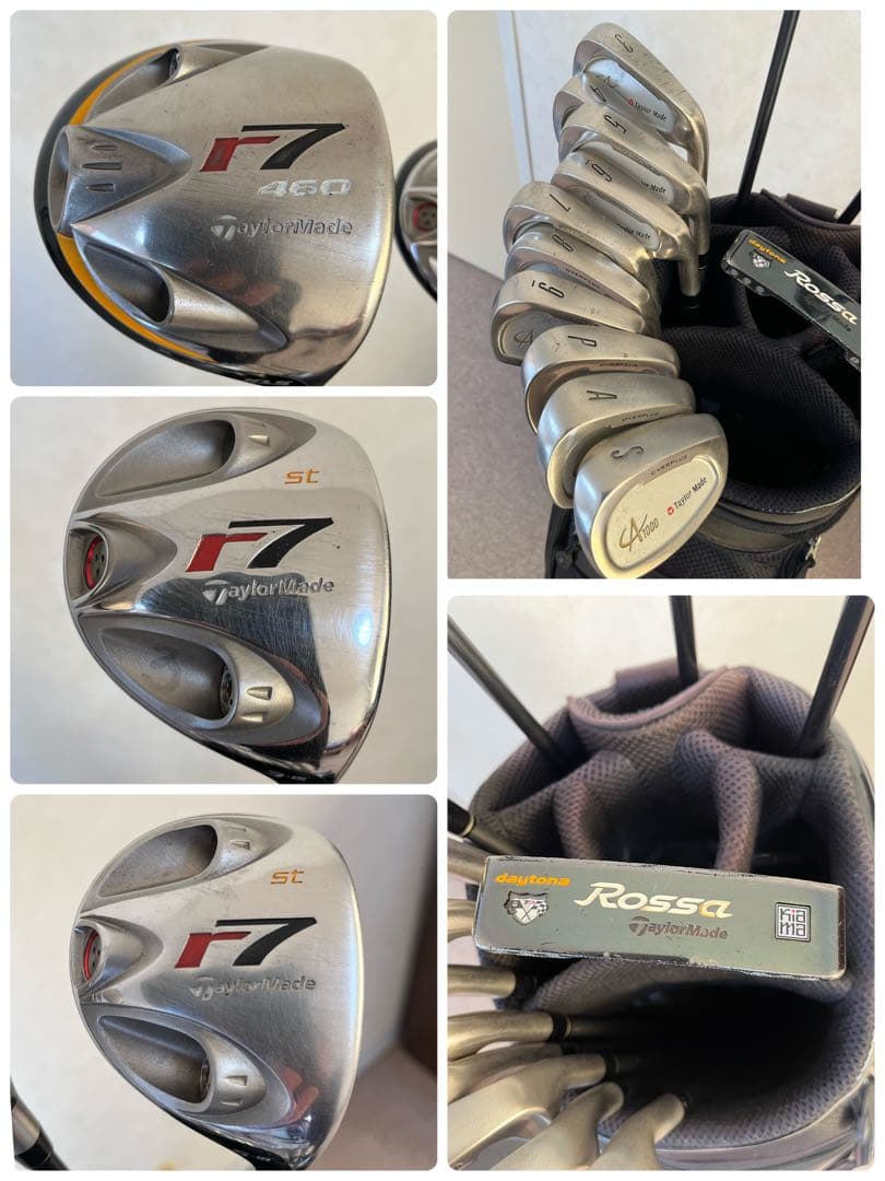 TaylorMade統一メンズゴルフクラブ14本セットキャディバッグ付