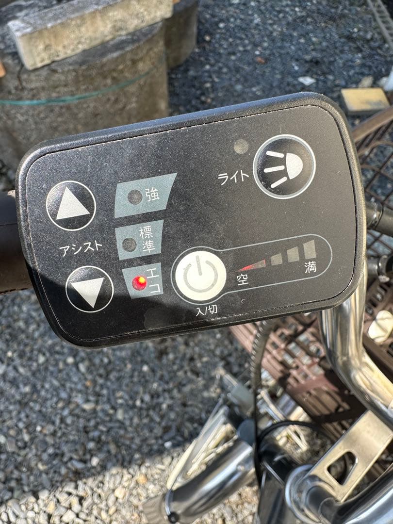 電動アシスト三輪車　使用時間僅か