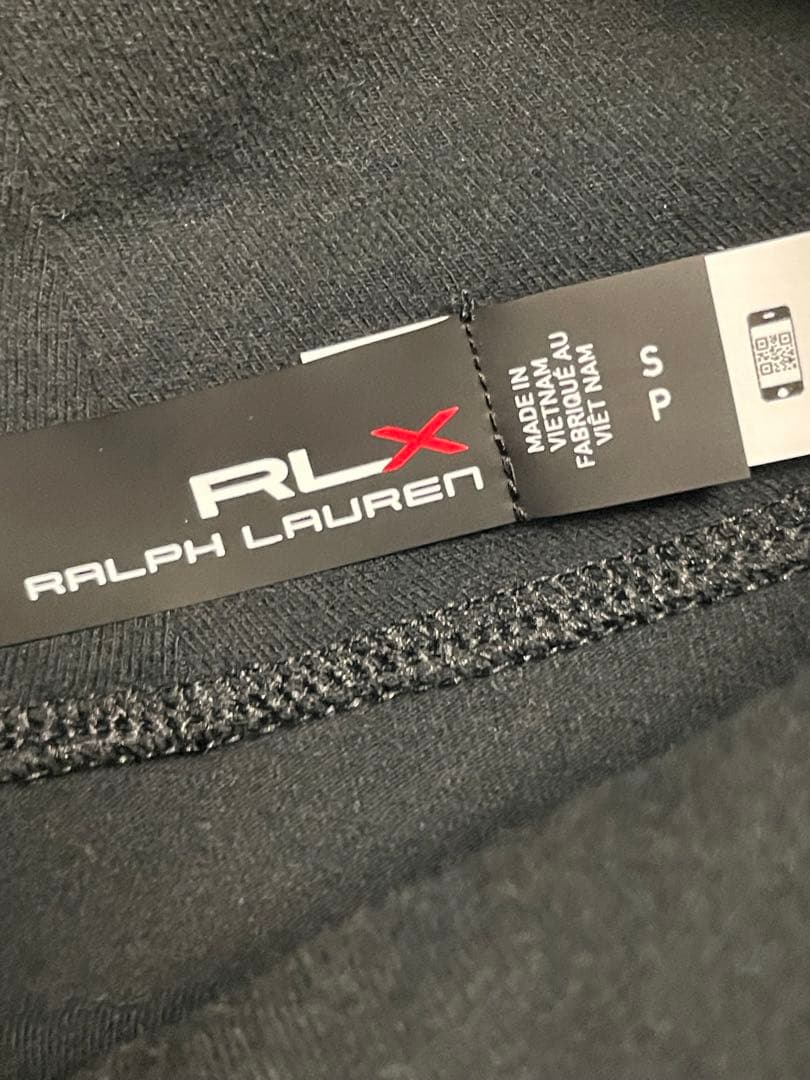 【おすすめ】　RLX ブラック　長袖　プルオーバー　ハイネック　トレーナー