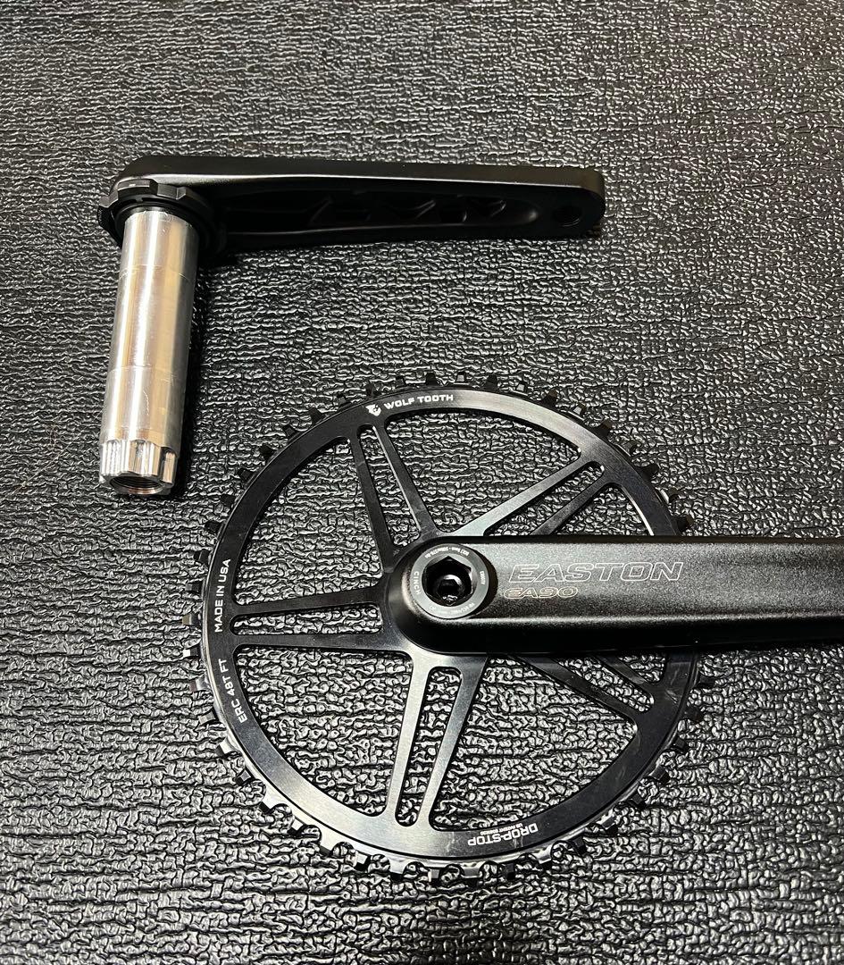 Easton EA90 クランク+ BB + WolfTooth チェーンリング