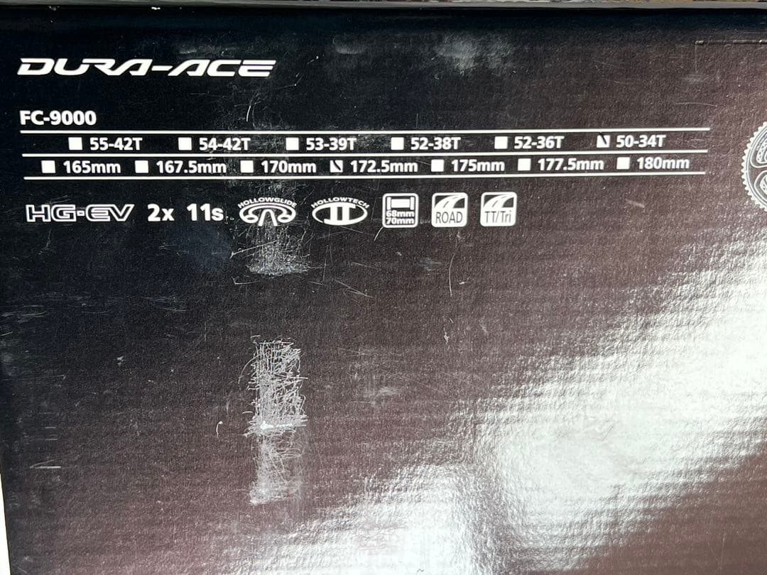 シマノ デュラエースFC-9000 50-34T 172.5mm