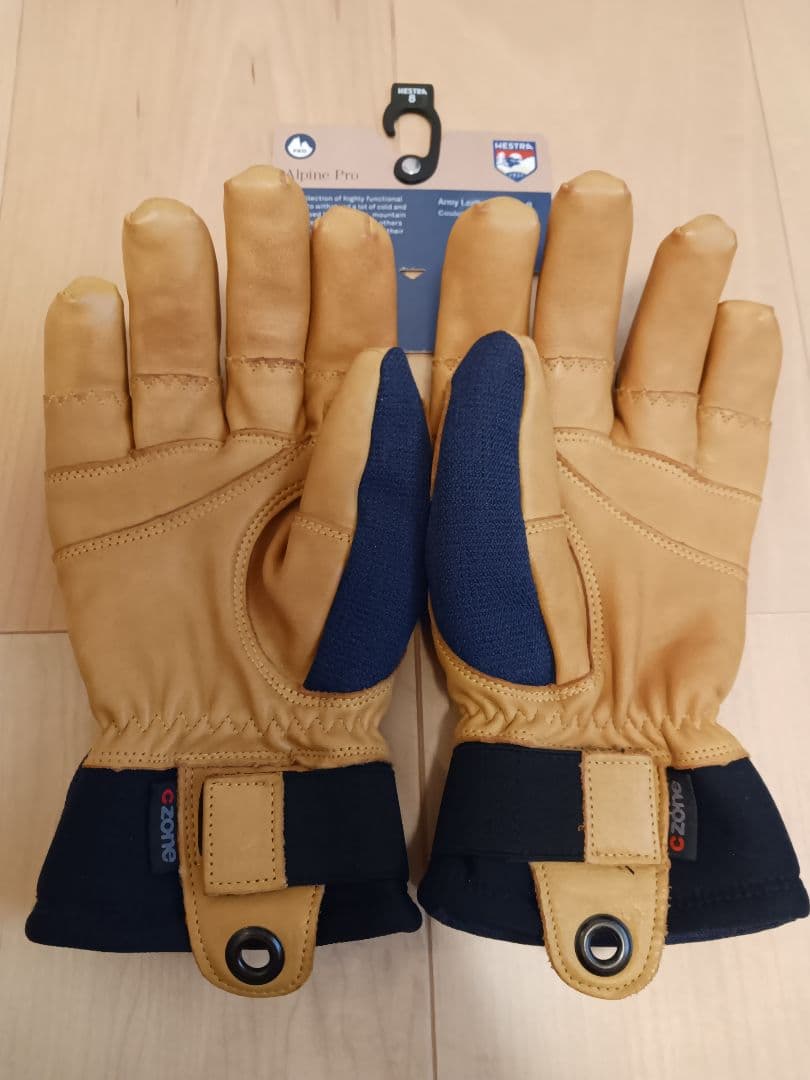 1回使用☆超美品HESTRA ヘストラ レザーグローブ サイズ８ COULOIR