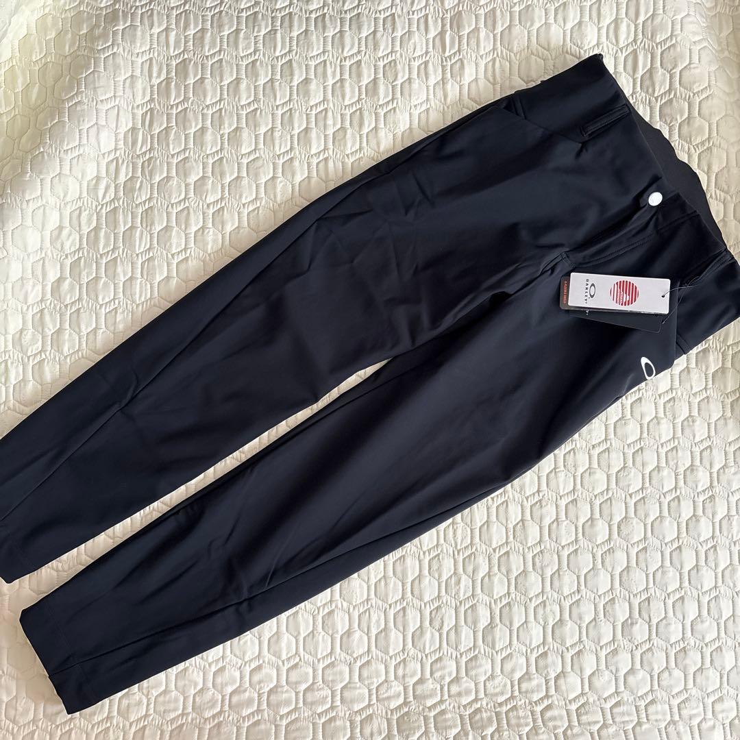 L新品17600円オークリーゴルフレディース秋冬高機能ストレッチパン黒
