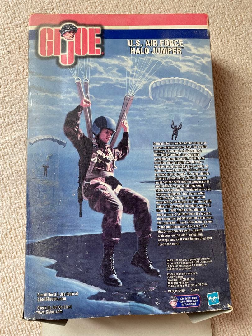 ミリタリー G.I. JOE U.S. AIR FORCE HALO JUMPER