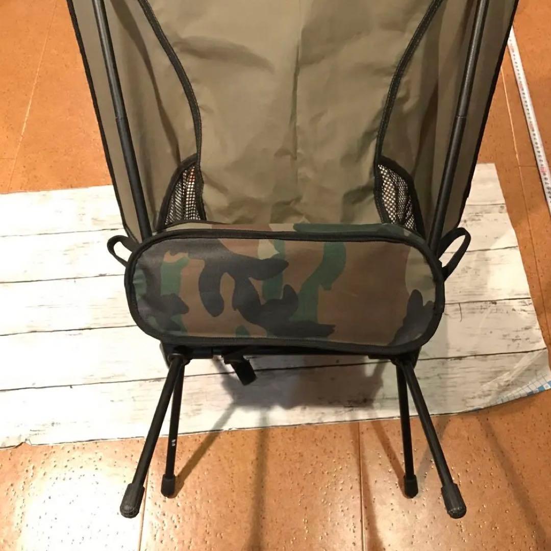 アウトドアチェア⭐️カモフラ⭐️迷彩⭐️ヘリノックスタイプ⭐️美品⭐️