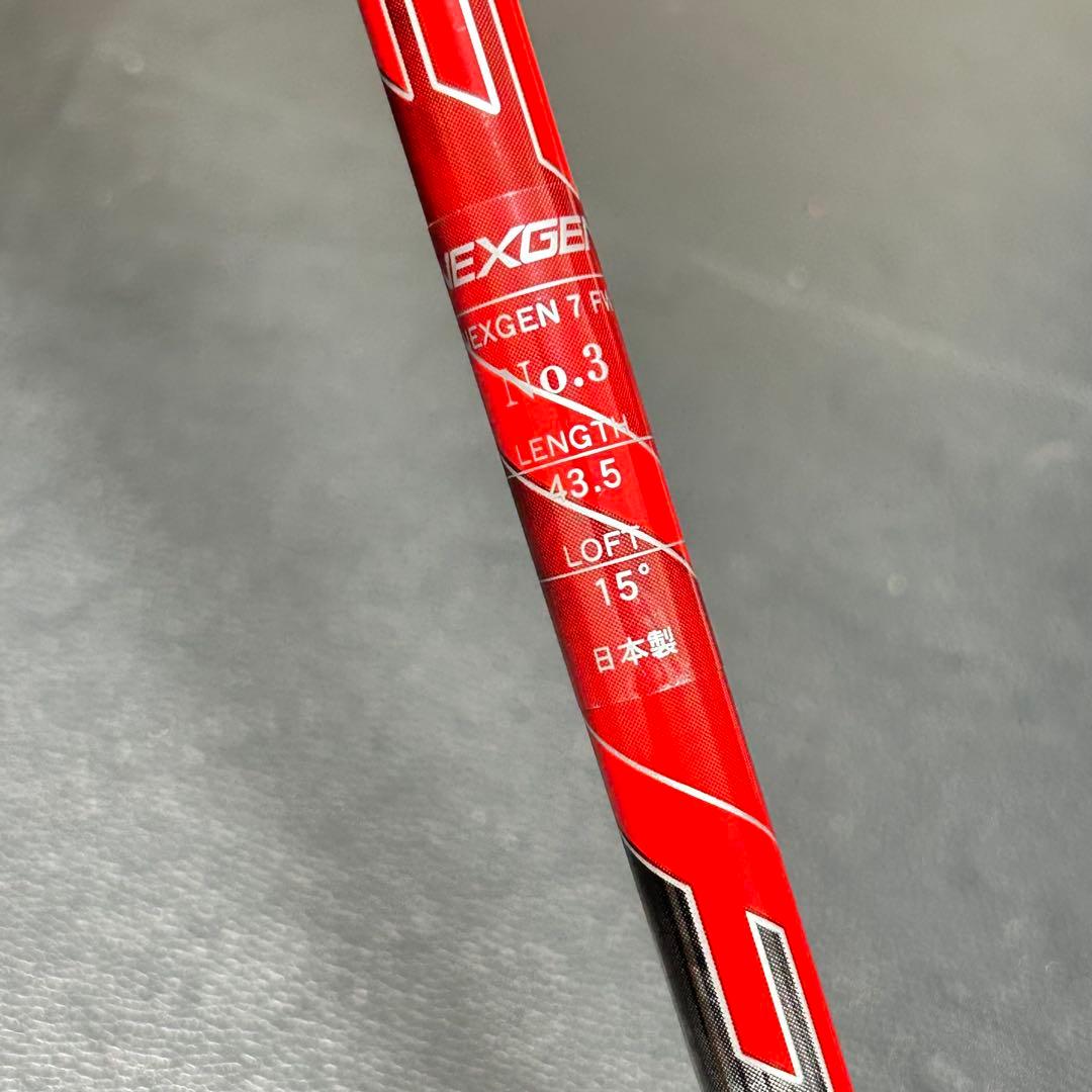 ネクスジェン7 フェアウェイウッド 3W 15度 E.I.Fシャフト 綺麗め