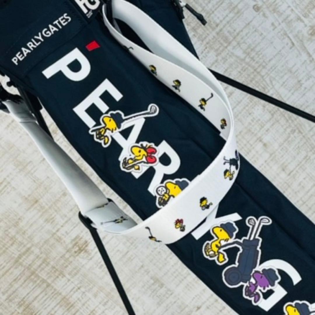 【新品】PEARLY GATES×スヌーピー　セルフスタンドバッグ　クラブケース