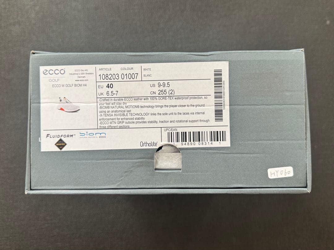 新品 ECCO バイオム H4 ゴルフシューズ/メンズ/40(25.5cm)