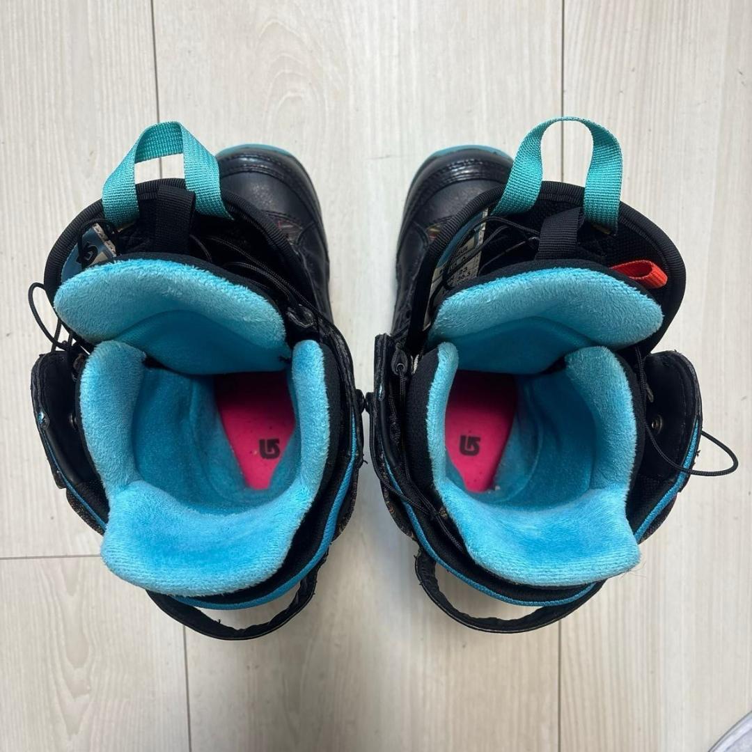 【良品】BURTON レディース スノーボード 3点セット 140㎝ 23.0㎝