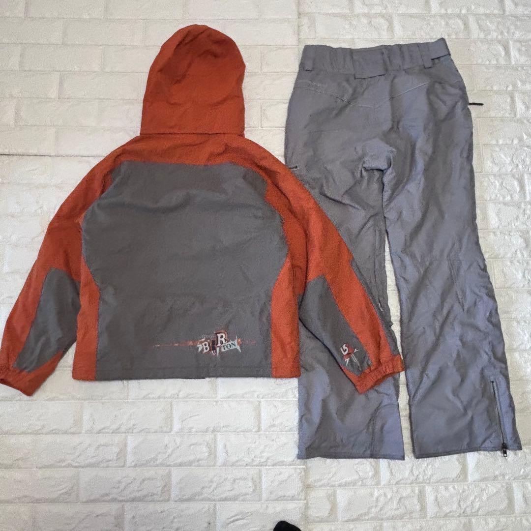 BURTONトップス&マンダリンダック 上下セットアップ スノーボードウェア Ｌ